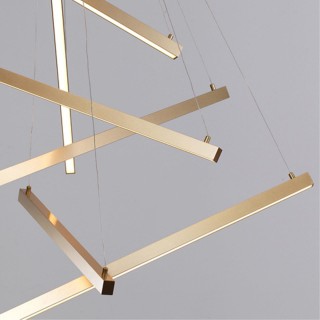 3860/96L L-VISION ODL19 141 золото Подвесной светильник LED 96W 5190Лм 3000К 220V COMETA-foto4