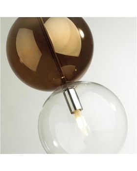 4980/1B PENDANT ODL22 298 хром/коричневый/стекло Подвес G9 1*40W TWIXY-foto7