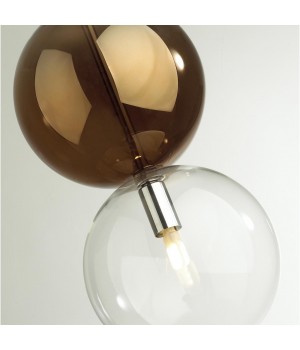 4980/1B PENDANT ODL22 298 хром/коричневый/стекло Подвес G9 1*40W TWIXY-foto7