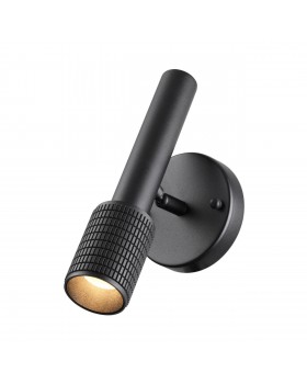 4238/1W HIGHTECH ODL21 233 черный/металл Настенный св-ник выкл на плафоне IP20 LED GU10 max 10W MEHARI-foto5