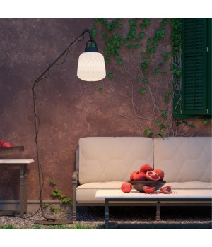 370644 STREET NT19 333 белый абажур/черная арматура Подвесной светильник IP44 Е27 60W 220-240V CONTE-foto3