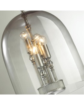 4882/4 NEO ODL_EX22 61 серебрист.с патиной/дымчатый/стекло Подвес E14 4*40W BELL-foto7