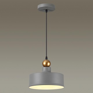 4089/1 PENDANT ODL19 361 серый/золотой Подвес Е27 1*40W BOLLI-foto4