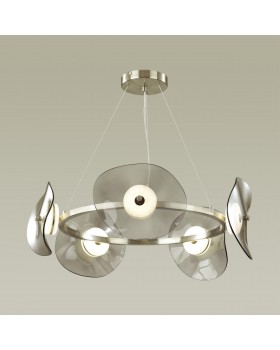 4858/48L L-VISION ODL_EX21 67 никель/дымчатый/стекло Люстра LED 1*48W 3500K FLUENT-foto4