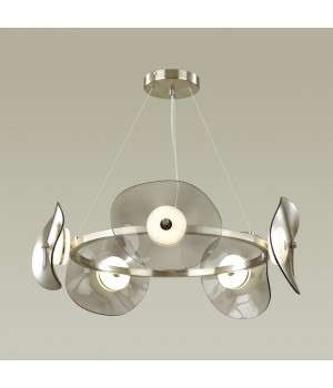 4858/48L L-VISION ODL_EX21 67 никель/дымчатый/стекло Люстра LED 1*48W 3500K FLUENT-foto4