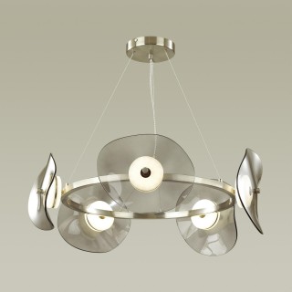 4858/48L L-VISION ODL_EX21 67 никель/дымчатый/стекло Люстра LED 1*48W 3500K FLUENT-foto4