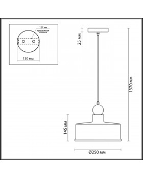 4090/1 PENDANT ODL19 361 белый/золотой Подвес Е27 1*40W BOLLI-foto2