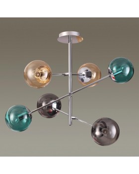 4454/6C MODERNI LN20 092 хром, разноцветный Люстра потолочная E14 6*40W 220V SIERRA-foto4