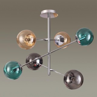 4454/6C MODERNI LN20 092 хром, разноцветный Люстра потолочная E14 6*40W 220V SIERRA-foto4