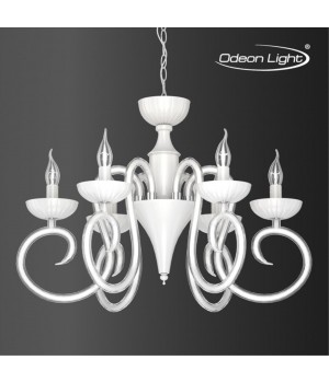 3932/6 HALL ODL18 439 хром/белый Люстра IP20 E14 6*40W 220V ZEFIRO-foto4