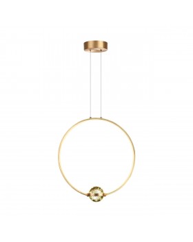 4336/18L L-VISION ODL22 155 брашированное золото/металл Подвесной светильник IP20 LED 18W 1370Лм 4000K GOTA-foto7