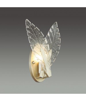 4838/1W HALL ODL21 465 золотистый/стекло Бра E14 1*40W FLOWERI-foto4