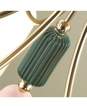 4861/7C CLASSIC ODL_EX21 72 золото/разноцветн./керамика/стекло Люстра потолочная E14 7*40W CANDY-foto7