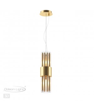 4786/2 HALL ODL21 457 золото/металл/стекло Подвес E14 2*40W VIKETA-foto5