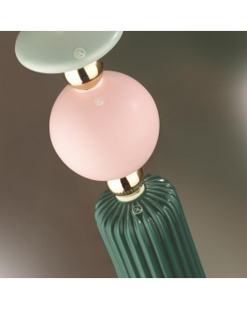 4861/1 CLASSIC ODL_EX21 75 золото/разноцветн./керамика/стекло Подвес E14 1*40W CANDY-foto7