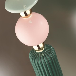 4861/1 CLASSIC ODL_EX21 75 золото/разноцветн./керамика/стекло Подвес E14 1*40W CANDY-foto7