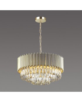 4120/9 HALL ODL19 431 золото/хрусталь Люстра E14 12*40W PALLADA-foto3