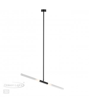 4307/2 HIGHTECH ODL22 115 черный Потолочный светильник IP20 G9 2*40W SOHO-foto5