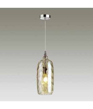 4768/1 PENDANT ODL21 355 коньячный/хром Подвес E27 60W SITORA-foto3