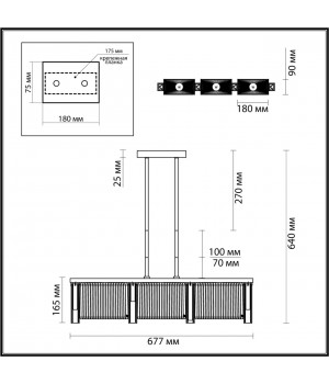 4871/3 HALL ODL_EX22 56 хром/прозрачный/стекло Люстра E14 3*40W GATSBY-foto2