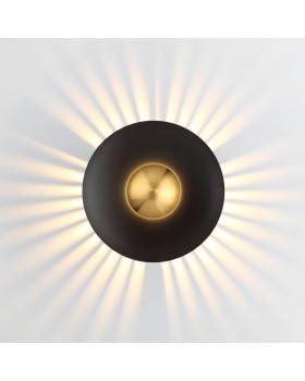 4223/13WL MIDCENT ODL21 179 черн/золот/металл Настенный светильник IP20 LED 13W 1520Лм 3000K ADAMAS-foto6