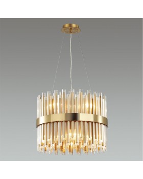 4786/12A HALL ODL21 456 золото/металл/стекло Люстра E14 12*40W VIKETA-foto4