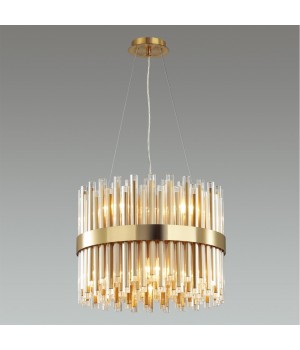 4786/12A HALL ODL21 456 золото/металл/стекло Люстра E14 12*40W VIKETA-foto4