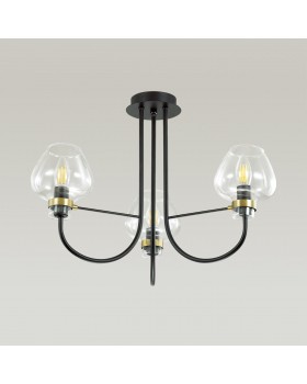 3708/3C LOFTI LN19 202 черный Люстра потолочная E14 3*40W 220V ILONA-foto3