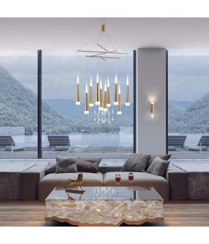 3891/7WG L-VISION ODL20 223 золотистый /металл Настенный светильник LED 3000K 7W 220V VIVAT-foto11