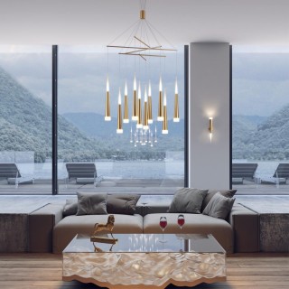 3891/7WG L-VISION ODL20 223 золотистый /металл Настенный светильник LED 3000K 7W 220V VIVAT-foto11