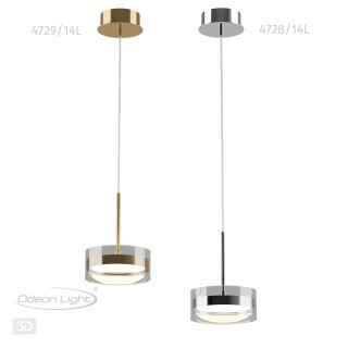 4728/14L L-VISION ODL20 317 хром/прозрачный Подвес LED 4000K 14W 220V AKELA-foto5