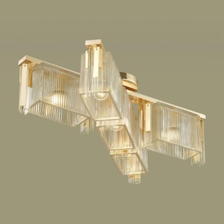 4877/5C HALL ODL_EX22 59 золотой/прозрачный/стекло Люстра потолочная E14 5*40W GATSBY-foto4
