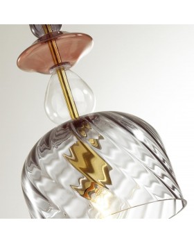 4647/1 PENDANT ODL20 342 золотой/коричневый/разноцветный Подвес E27 60W 220V BELLA-foto8