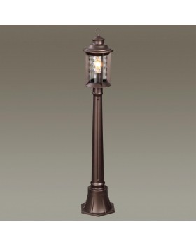 4961/1F NATURE ODL22 565 темно-коричневый/стекло Ландшафтный светильник 107см E27 1*60W IP44 MAVRET-foto4