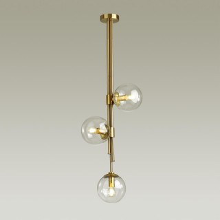 4799/3 PENDANT ODL21 341 бронзовый/прозрачный Подвес E14 3*60W BRAZERI-foto4