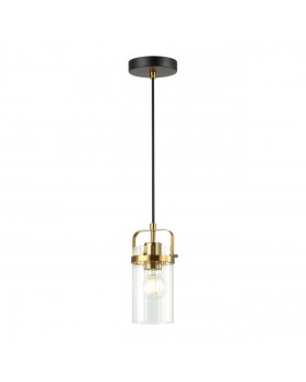 4653/1 COUNTRY ODL20 503 черный/золотой/прозрачный Подвес E27 60W 220V KOVIS-foto6