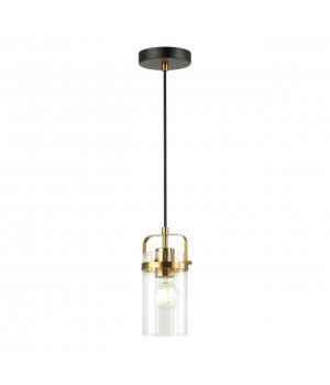 4653/1 COUNTRY ODL20 503 черный/золотой/прозрачный Подвес E27 60W 220V KOVIS-foto6