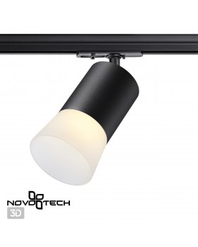 370902 PORT NT22 069 черный Светильник трековый однофазный двухжильный (универсальный) IP20 GU10 9W 220V ELINA-foto4
