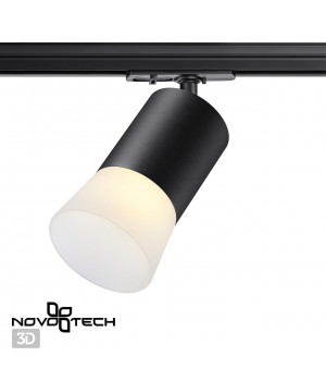 370902 PORT NT22 069 черный Светильник трековый однофазный двухжильный (универсальный) IP20 GU10 9W 220V ELINA-foto4