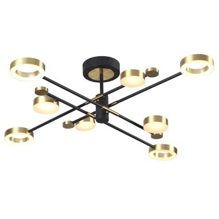 4321/63CL MIDCENT ODL22 169 металл/черный с бронзой Потолочный светильник IP20 LED 58W 2622Лм DENZEL-foto4