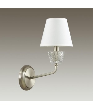 4433/1W NEOCLASSI LN20 112 никель, белый, стеклянный декор Бра E14 1*40W 220V ABIGAIL-foto4