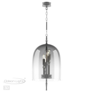 4882/4 NEO ODL_EX22 61 серебрист.с патиной/дымчатый/стекло Подвес E14 4*40W BELL-foto5