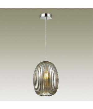 4702/1 PENDANT ODL20 283 дымчатый/хром Подвес E27 60W 220V DORI-foto3