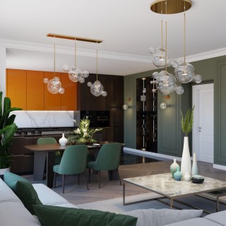 4640/12WL L-VISION ODL21 331 золотой/прозрачный Бра с выкл LED 12W 4000K BUBBLES BUBBLES-foto3