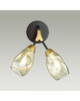 4563/2W MODERNI LN21 123 черный, золотой Бра E14 2*40W 220V FAWN-foto3