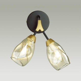 4563/2W MODERNI LN21 123 черный, золотой Бра E14 2*40W 220V FAWN-foto3