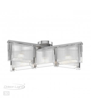 4871/5C HALL ODL_EX22 57 хром/прозрачный/стекло Люстра потолочная E14 5*40W GATSBY-foto5