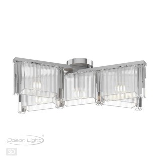 4871/5C HALL ODL_EX22 57 хром/прозрачный/стекло Люстра потолочная E14 5*40W GATSBY-foto5