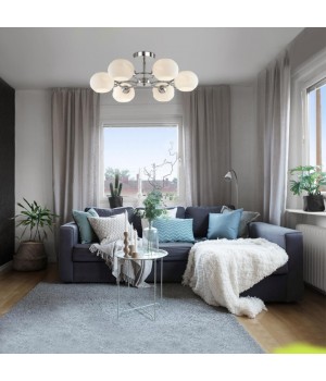 4548/6C COMFI LN21 208 хром, белый Люстра потолочная E14 6*40W 220V PENELOPA-foto3