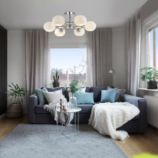 4548/6C COMFI LN21 208 хром, белый Люстра потолочная E14 6*40W 220V PENELOPA-foto3